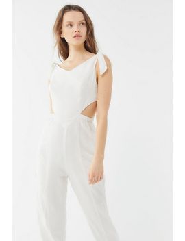 urban outfitters white jumpsuit