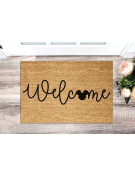 Shoptagr 2 Sizes Mickey Welcome Disney Doormat Home Decor