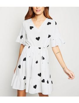 new look heart dress